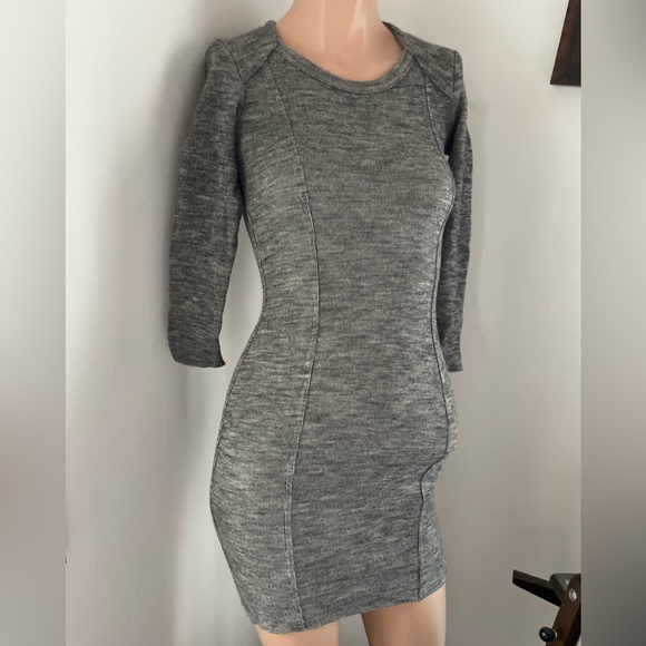 Wilfred Dresses & Skirts - FREE add-on to dress purchase Wilfred wool mix dress shirt bodycon cut out back